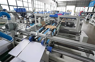 Automatic Folding Gluing & Stitching Machine